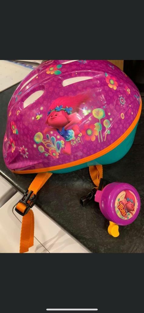 trolls bike helmet